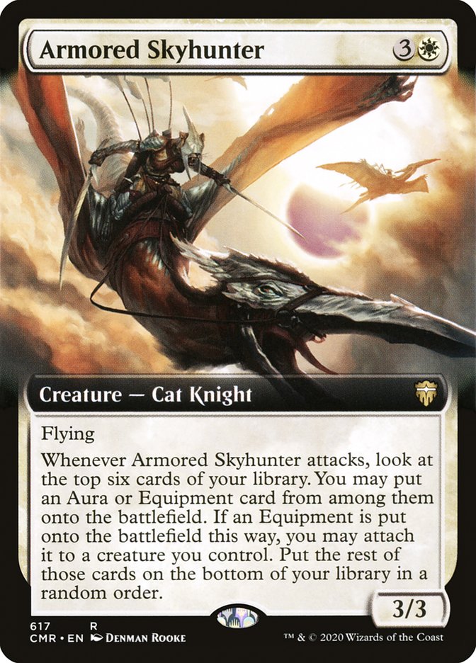 {R} Armored Skyhunter (Extended Art) [Commander Legends][CMR 617]