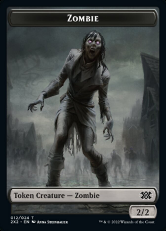 {T} Zombie // Angel Double-sided Token [Double Masters 2022 Tokens][T2X2 12//3]