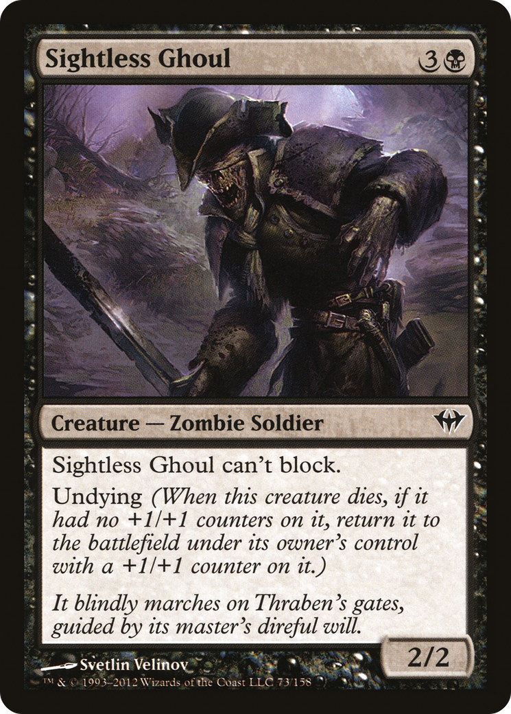 {C} Sightless Ghoul [Dark Ascension][DKA 073]