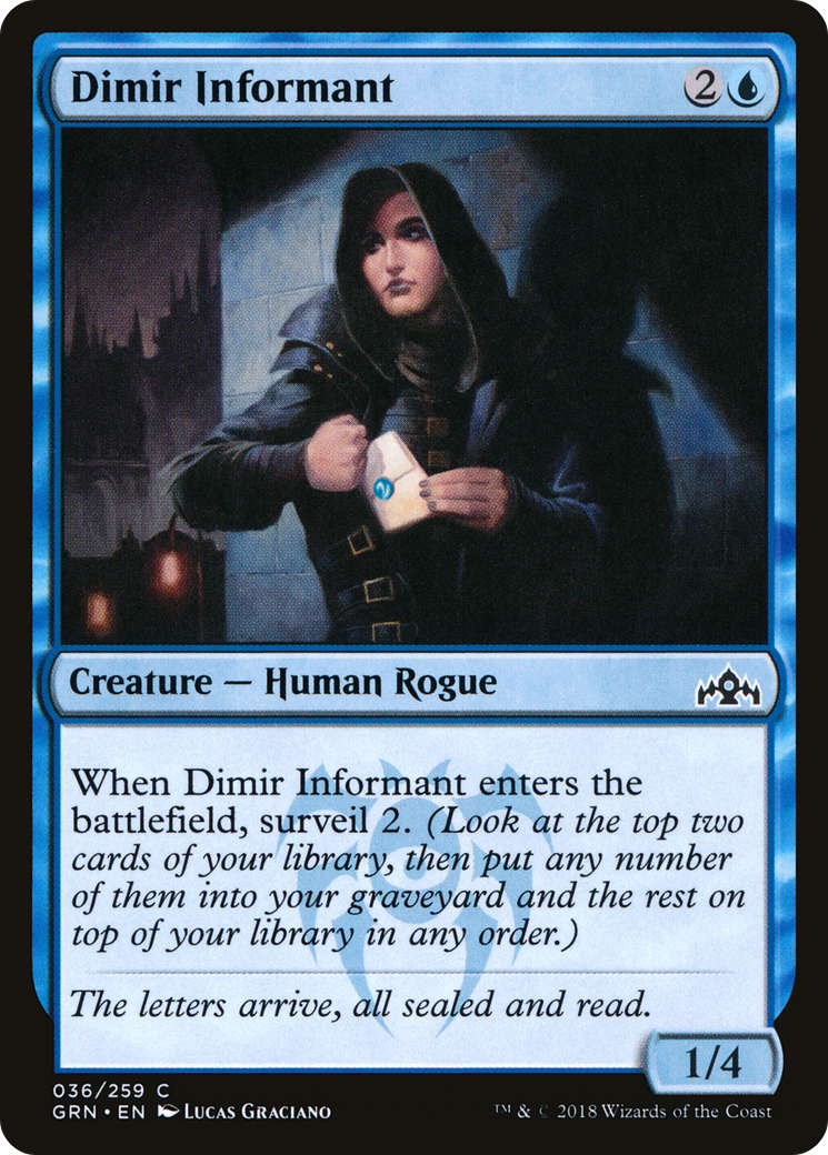 {C} Dimir Informant [Guilds of Ravnica][GRN 036]