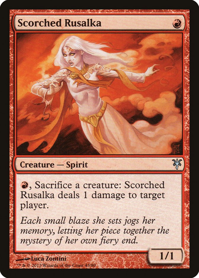 {C} Scorched Rusalka [Duel Decks: Sorin vs. Tibalt][DDK 043]