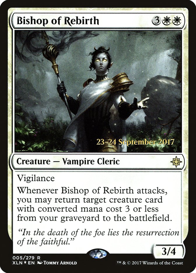 {R} Bishop of Rebirth [Ixalan Prerelease Promos][PR XLN 005]