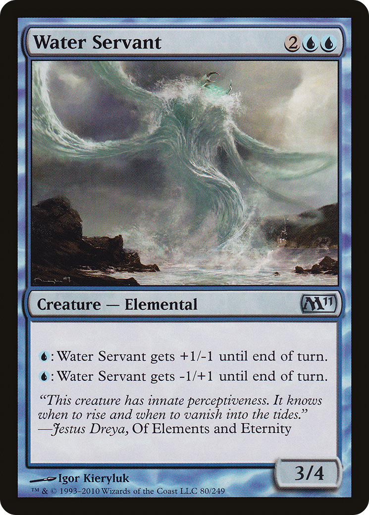 {C} Water Servant [Magic 2011][M11 080]