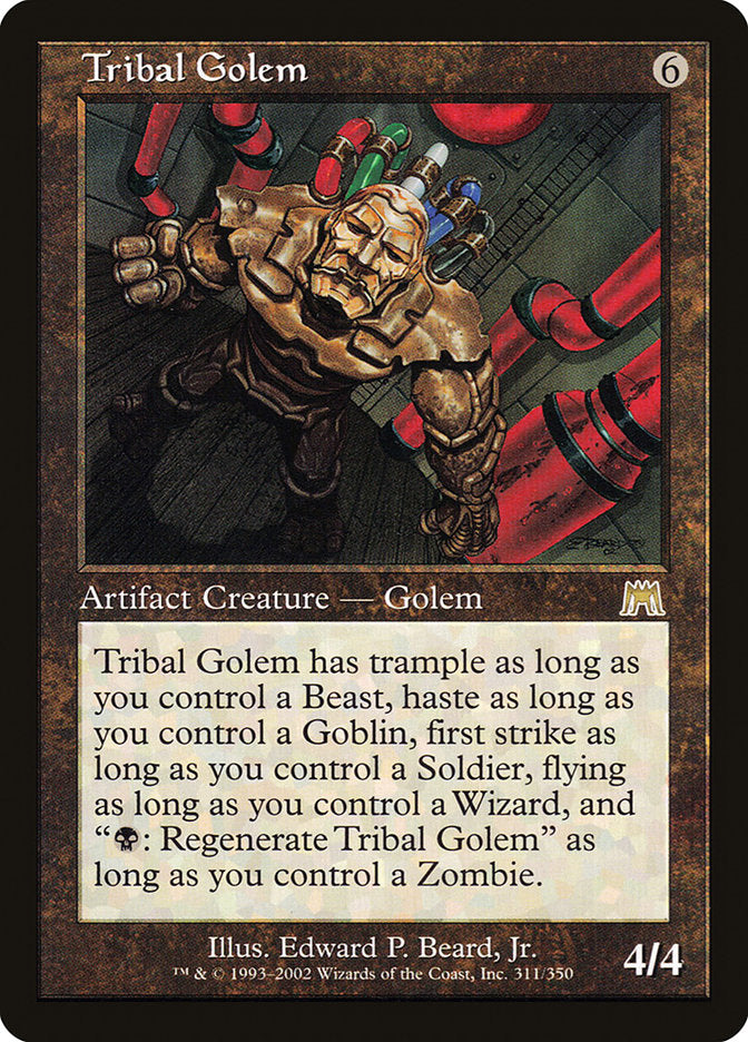 {R} Tribal Golem [Onslaught][ONS 311]