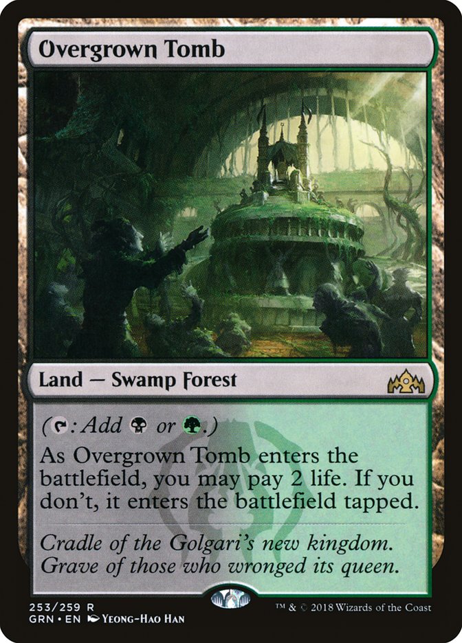 {R} Overgrown Tomb [Guilds of Ravnica][GRN 253]