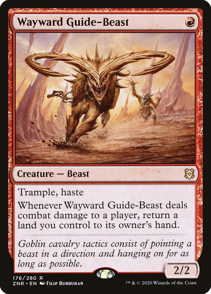 {R} Wayward Guide-Beast [Zendikar Rising][ZNR 176]