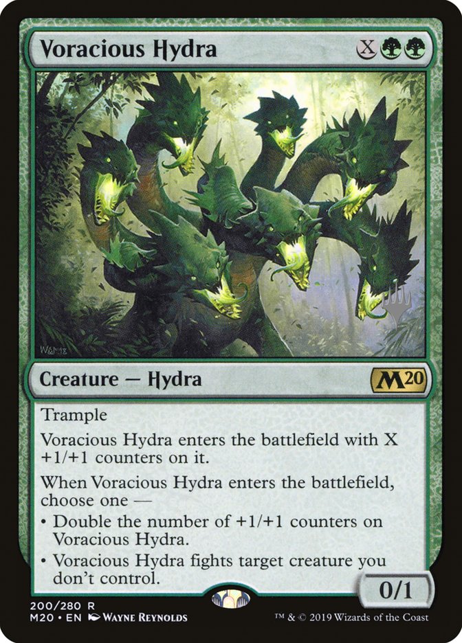 {R} Voracious Hydra (Promo Pack) [Core Set 2020 Promos][PP M20 200]