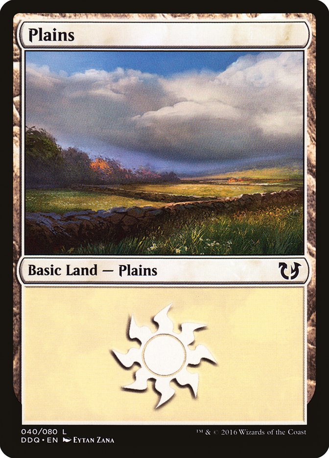 {B}[DDQ 040] Plains (40) [Duel Decks: Blessed vs. Cursed]