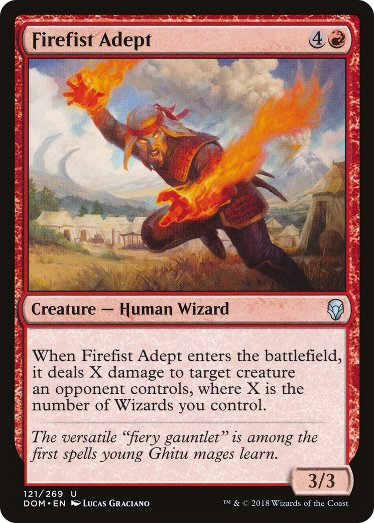 {C} Firefist Adept [Dominaria][DOM 121]