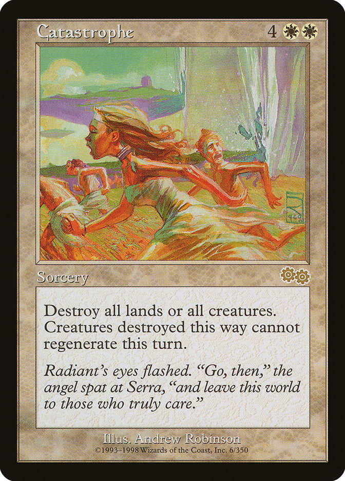 {R} Catastrophe [Urza's Saga][USG 006]