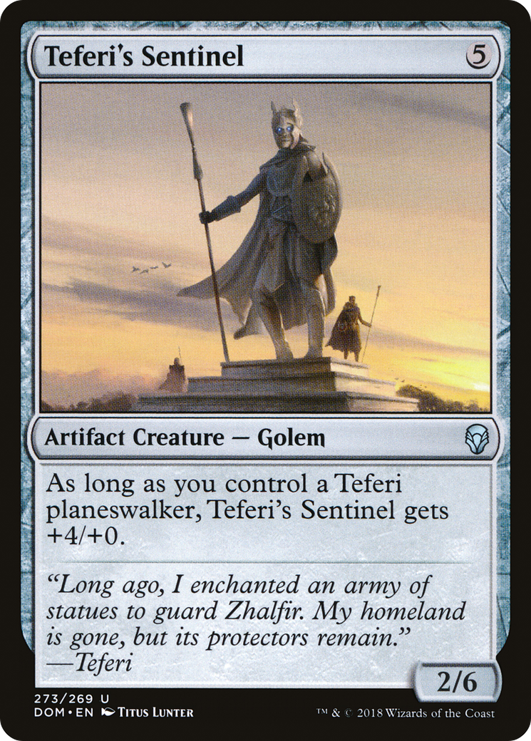 {C} Teferi's Sentinel [Dominaria][DOM 273]