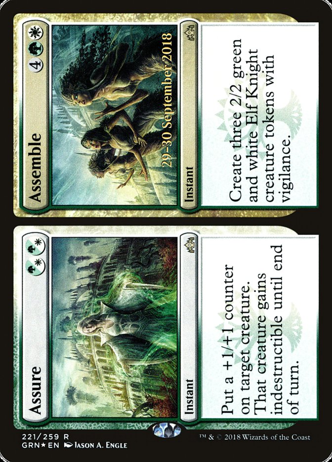 {R} Assure // Assemble [Guilds of Ravnica Prerelease Promos][PR GRN 221]