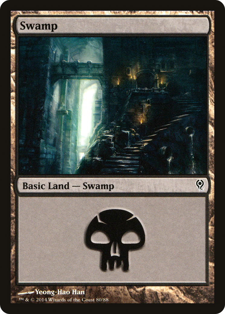 {B}[DDM 080] Swamp (80) [Duel Decks: Jace vs. Vraska]