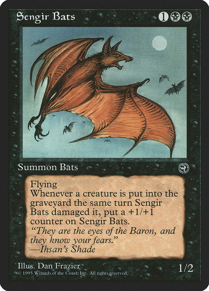 {C} Sengir Bats (Ihsan's Shade Flavor Text) [Homelands][HML 57B]