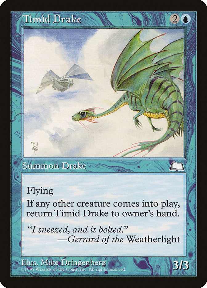 {C} Timid Drake [Weatherlight][WTH 054]