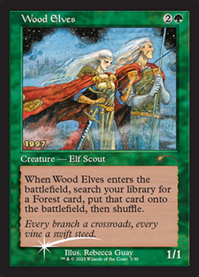 {R} Wood Elves [30th Anniversary Promos][P30A 005]