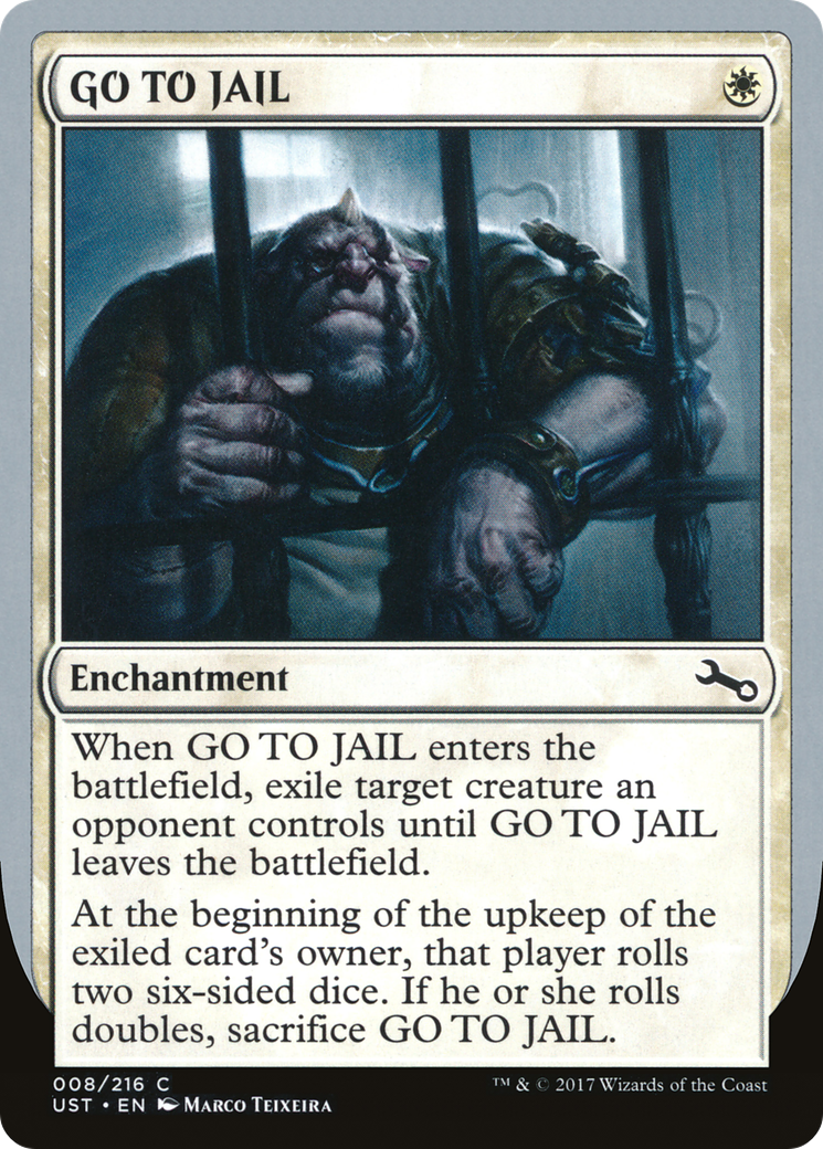 {C} GO TO JAIL [Unstable][UST 008]