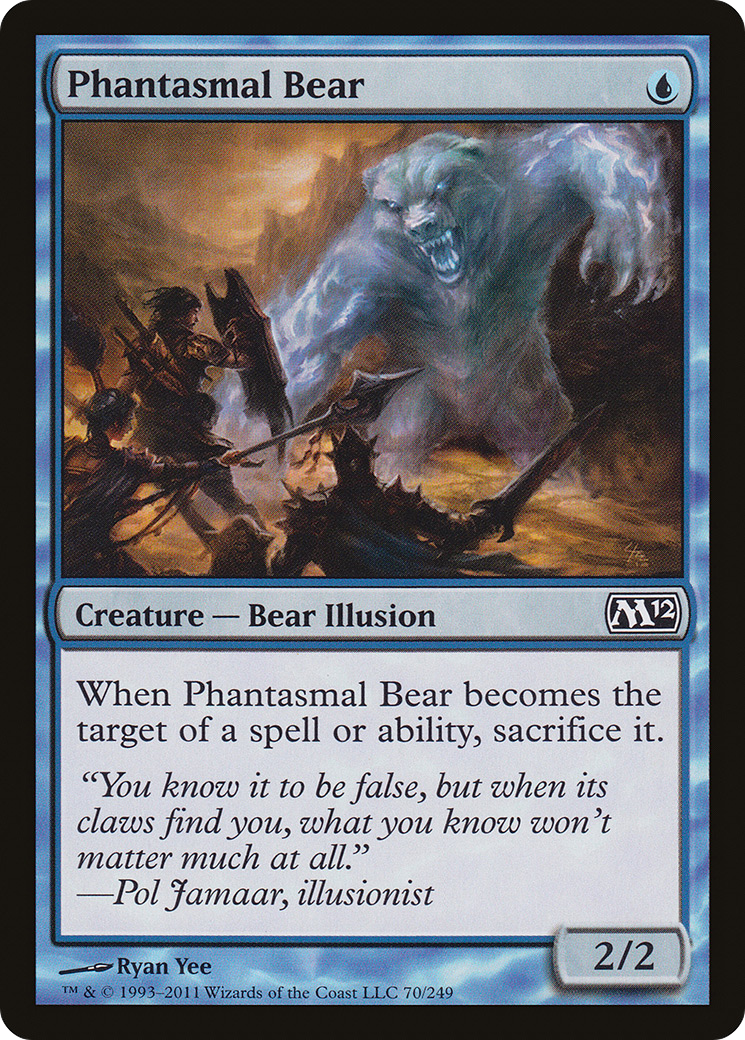 {C} Phantasmal Bear [Magic 2012][M12 070]