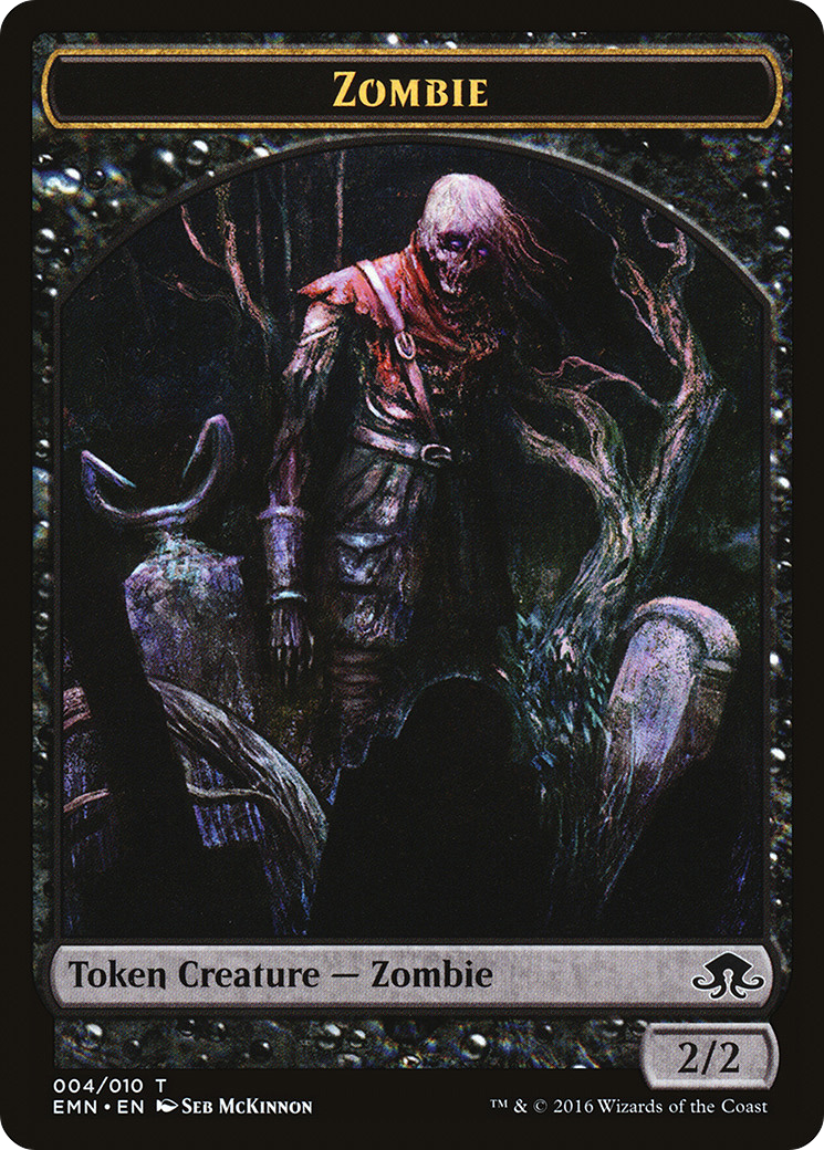 {T} Zombie Token (004/010) [Eldritch Moon Tokens][TEMN 004]