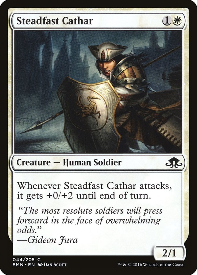 {C} Steadfast Cathar [Eldritch Moon][EMN 044]