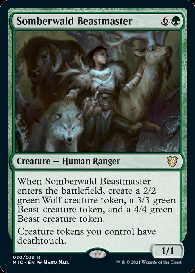 {R} Somberwald Beastmaster [Innistrad: Midnight Hunt Commander][MIC 030]