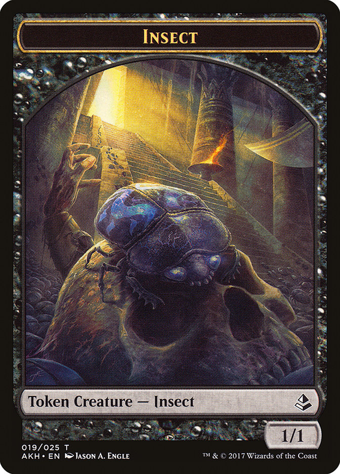 {T} Insect Token [Amonkhet Tokens][TAKH 019]