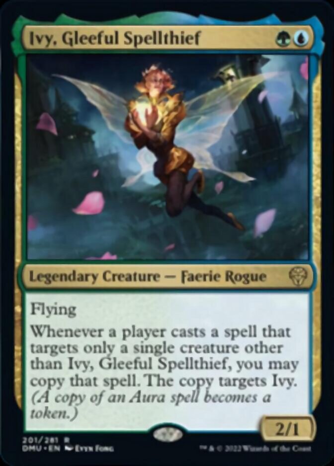 {@R} Ivy, Gleeful Spellthief [Dominaria United][DMU 201]