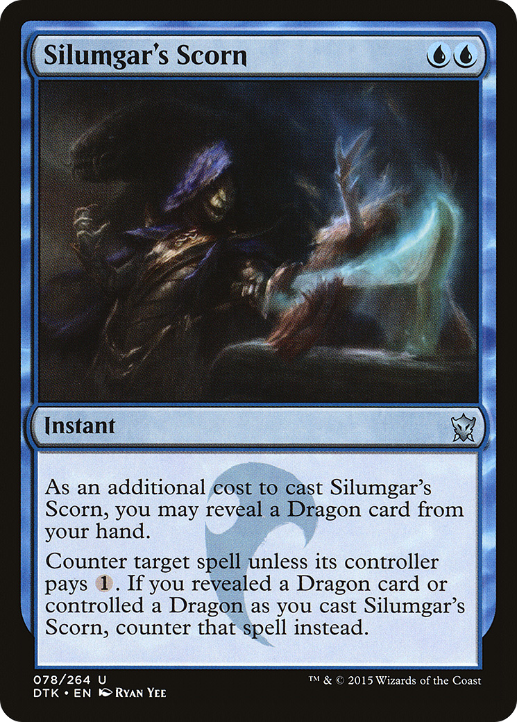 {C} Silumgar's Scorn [Dragons of Tarkir][DTK 078]