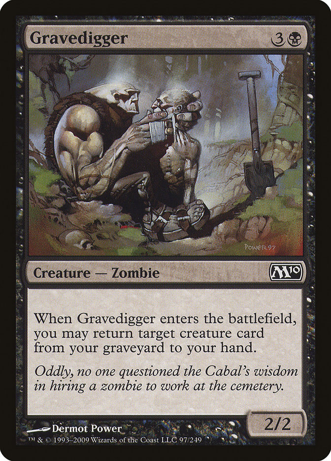 {C} Gravedigger [Magic 2010][M10 097]