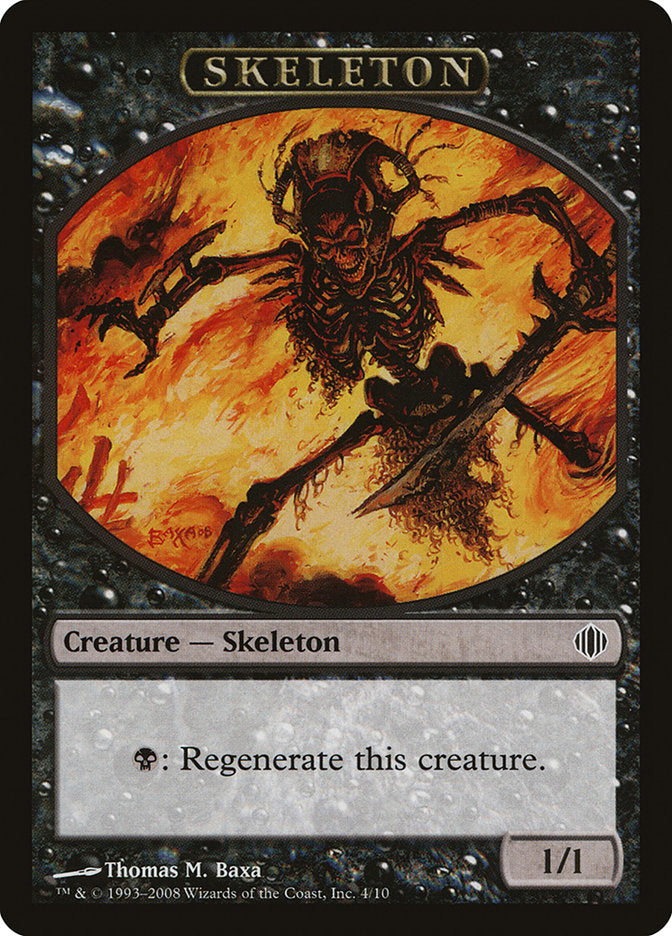 {T} Skeleton Token [Shards of Alara Tokens][TALA 004]