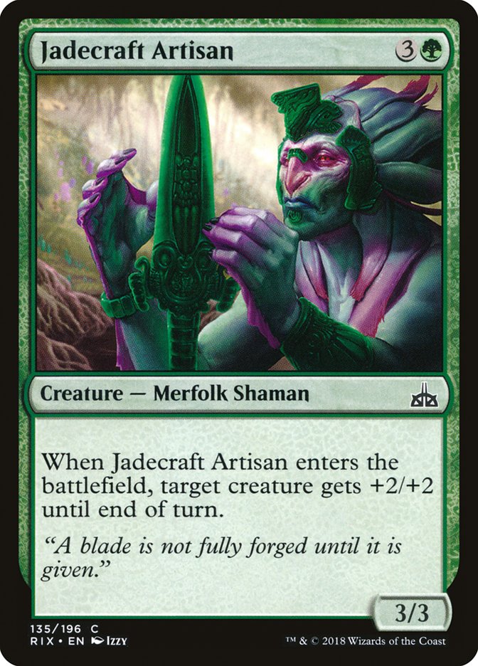 {C} Jadecraft Artisan [Rivals of Ixalan][RIX 135]