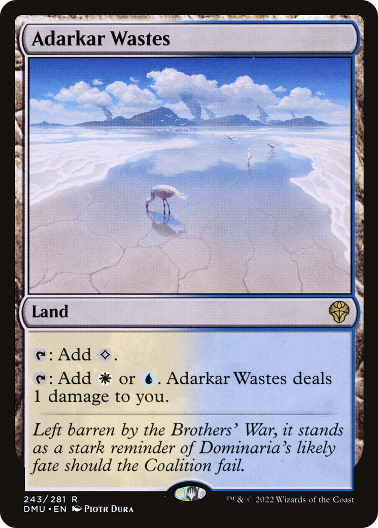 {@R} Adarkar Wastes [Dominaria United][DMU 243]