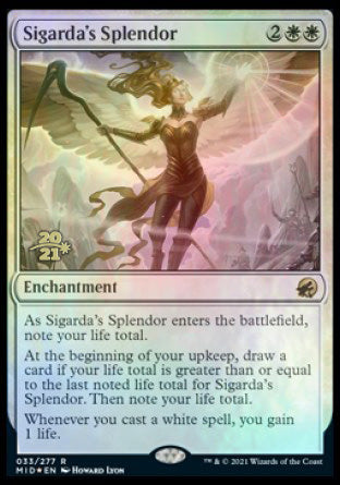 {R} Sigarda's Splendor [Innistrad: Midnight Hunt Prerelease Promos][PR MID 033]