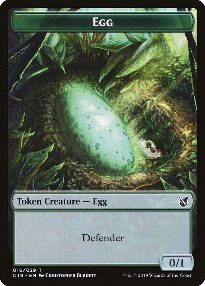 {T} Eldrazi // Egg Double-sided Token [Commander 2019 Tokens][TC19 026]