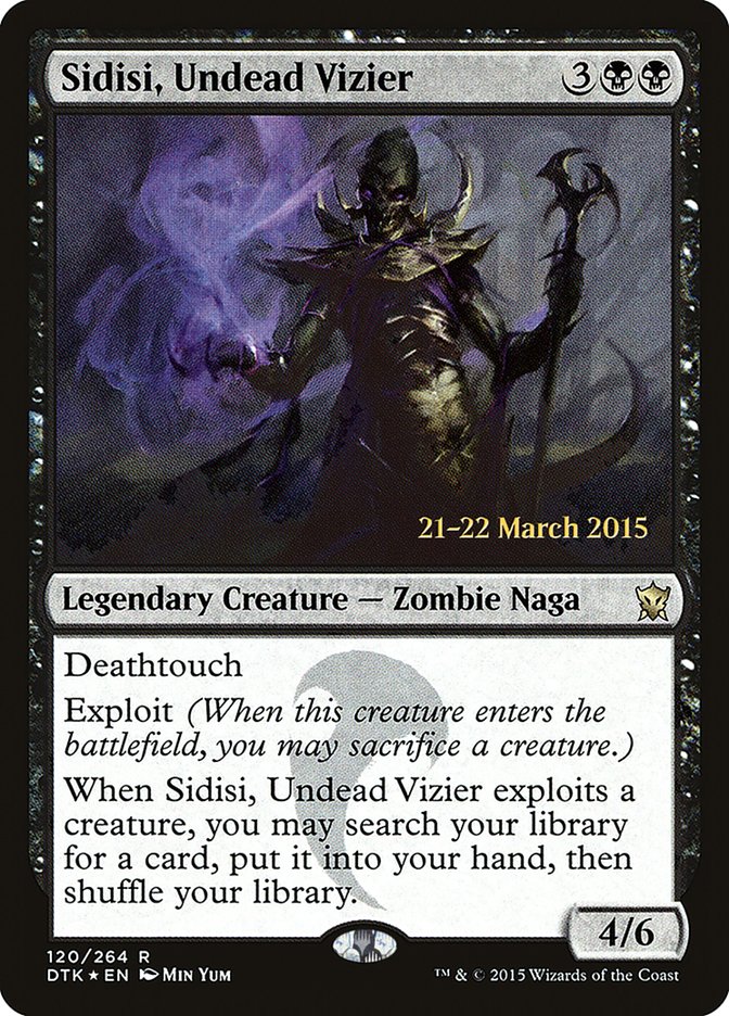 {R} Sidisi, Undead Vizier [Dragons of Tarkir Prerelease Promos][PR DTK 120]