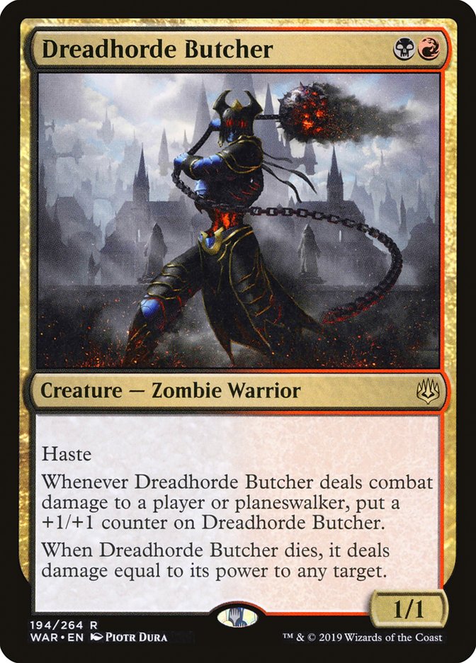 {R} Dreadhorde Butcher [War of the Spark][WAR 194]