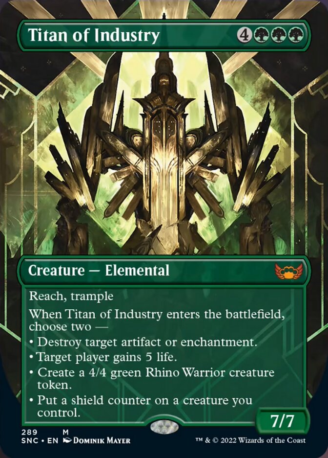 {R} Titan of Industry (Borderless Alternate Art) [Streets of New Capenna][SNC 289]