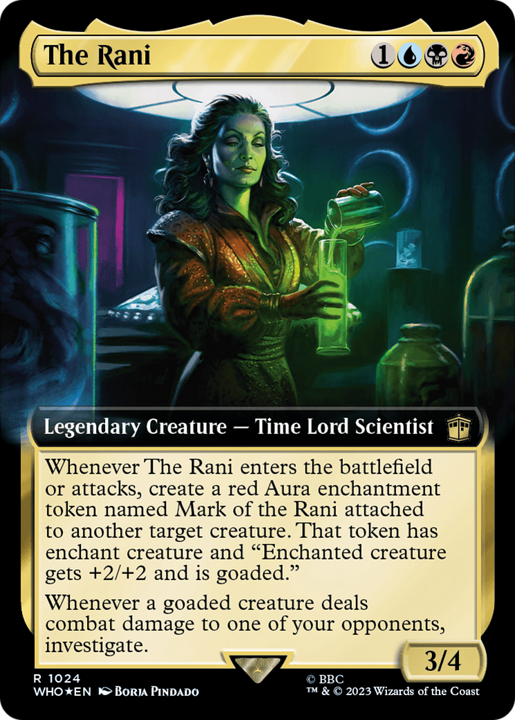 {R} The Rani (Extended Art) (Surge Foil) [Doctor Who][WHO 1024]