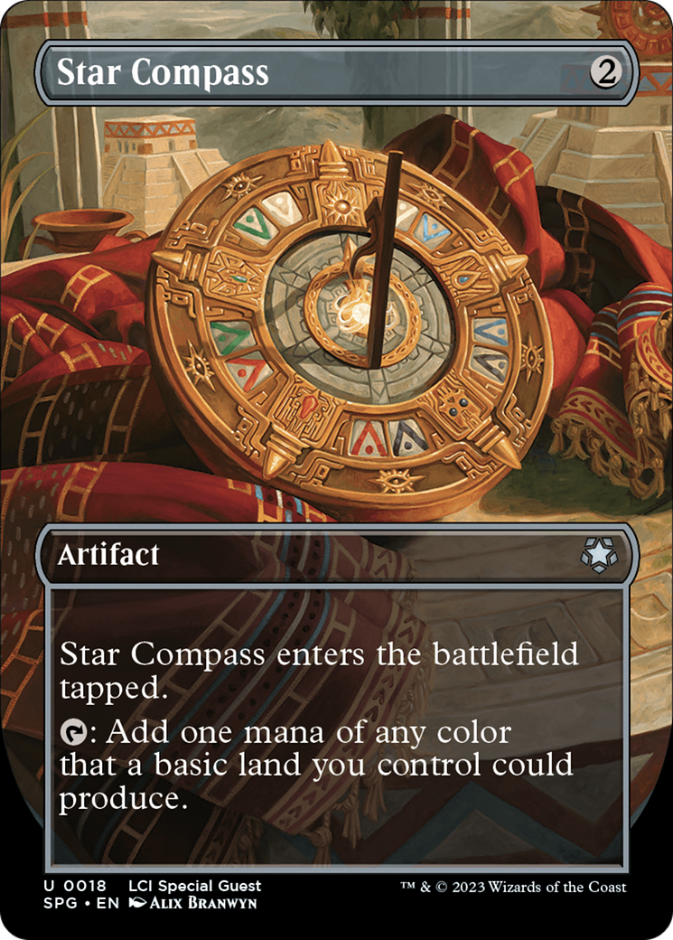 {C} Star Compass (Borderless) [The Lost Caverns of Ixalan Special Guests][SPG 018]