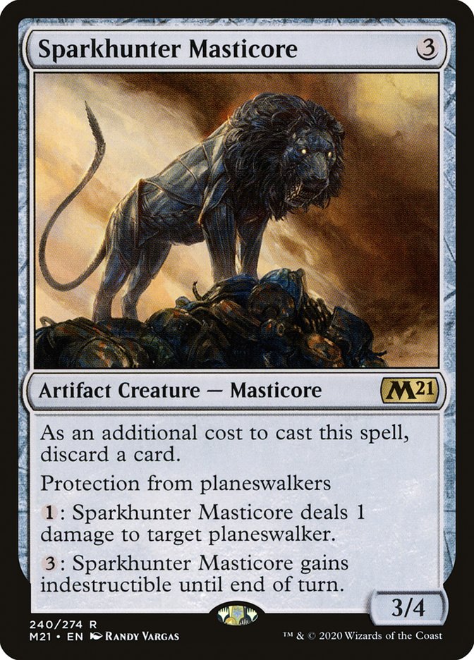 {R} Sparkhunter Masticore [Core Set 2021][M21 240]