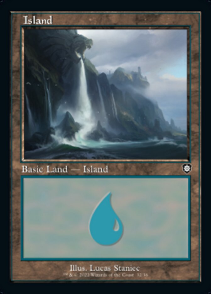 {B}[BRC 032] Island (032) (Retro) [The Brothers' War Commander]