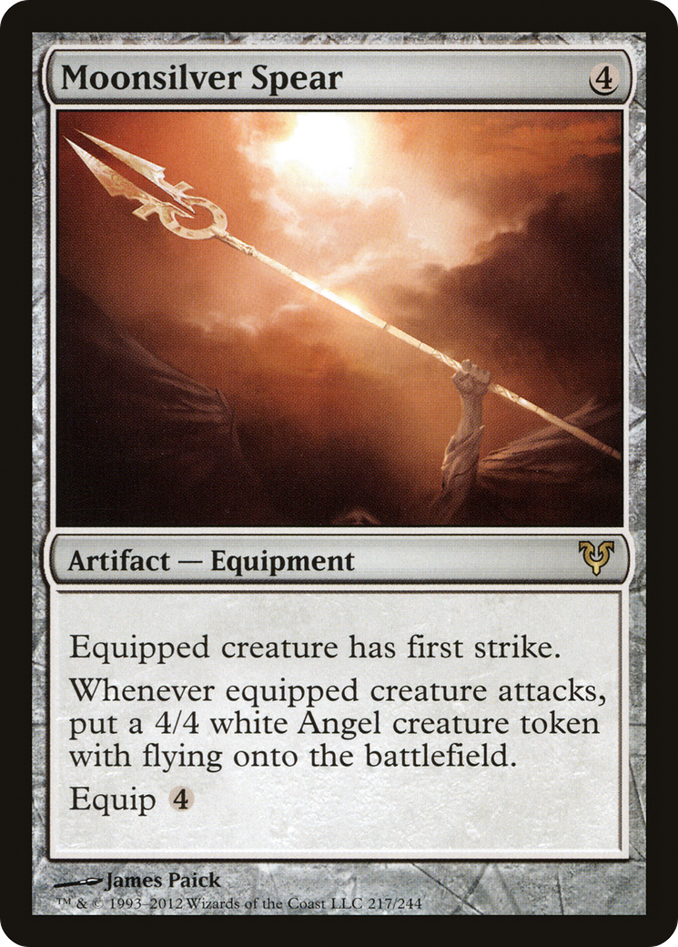 {R} Moonsilver Spear [Avacyn Restored][AVR 217]