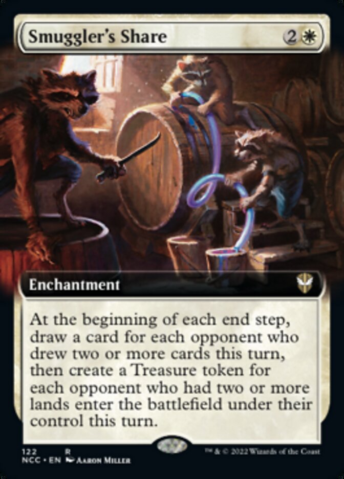 {R} Smuggler's Share (Extended Art) [Streets of New Capenna Commander][NCC 122]