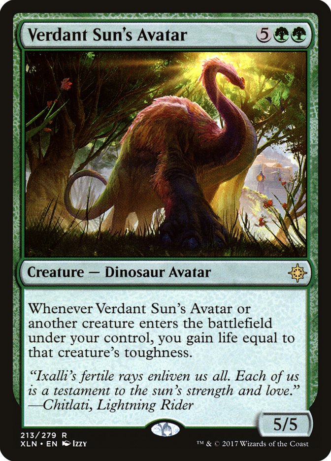 {R} Verdant Sun's Avatar [Ixalan][XLN 213]