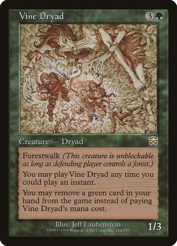 {R} Vine Dryad [Mercadian Masques][MMQ 284]