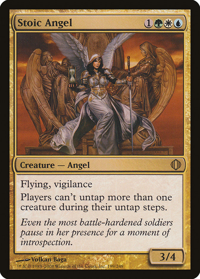 {R} Stoic Angel [Shards of Alara][ALA 199]