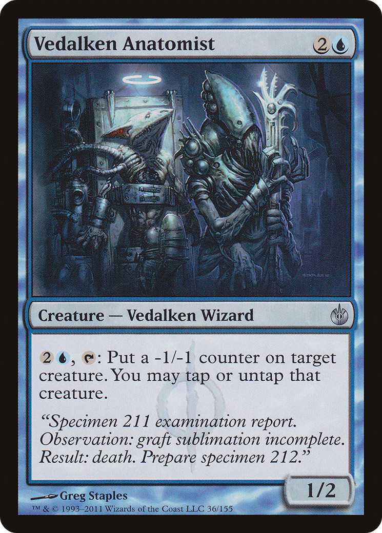 {C} Vedalken Anatomist [Mirrodin Besieged][MBS 036]