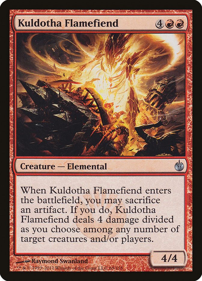 {C} Kuldotha Flamefiend [Mirrodin Besieged][MBS 069]