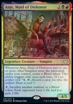 {@R} Anje, Maid of Dishonor [Innistrad: Crimson Vow Prerelease Promos][PR VOW 231]