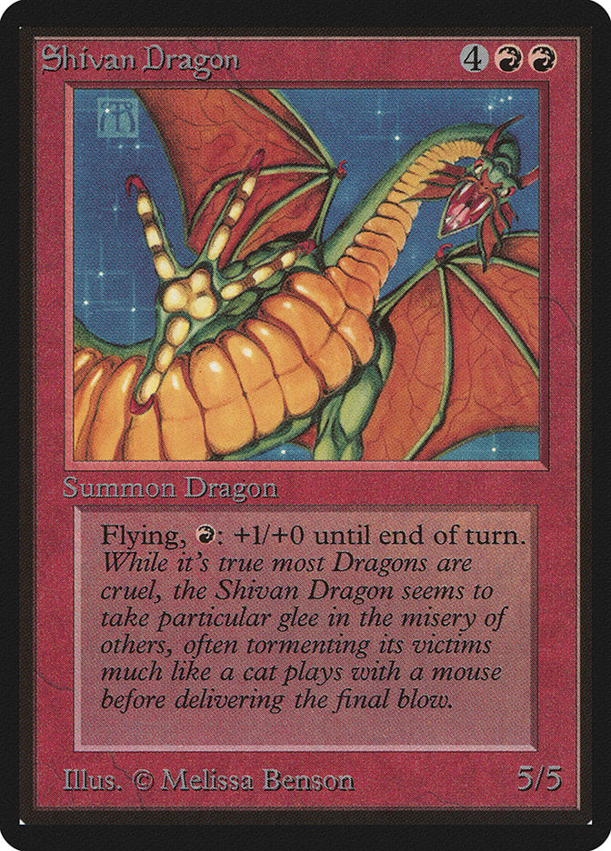 {R} Shivan Dragon [Beta Edition][LEB 175]